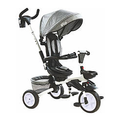 Складаний триколісний велосипед коляска від 1 року TILLY FLIP T-390 з батьківською ручкою