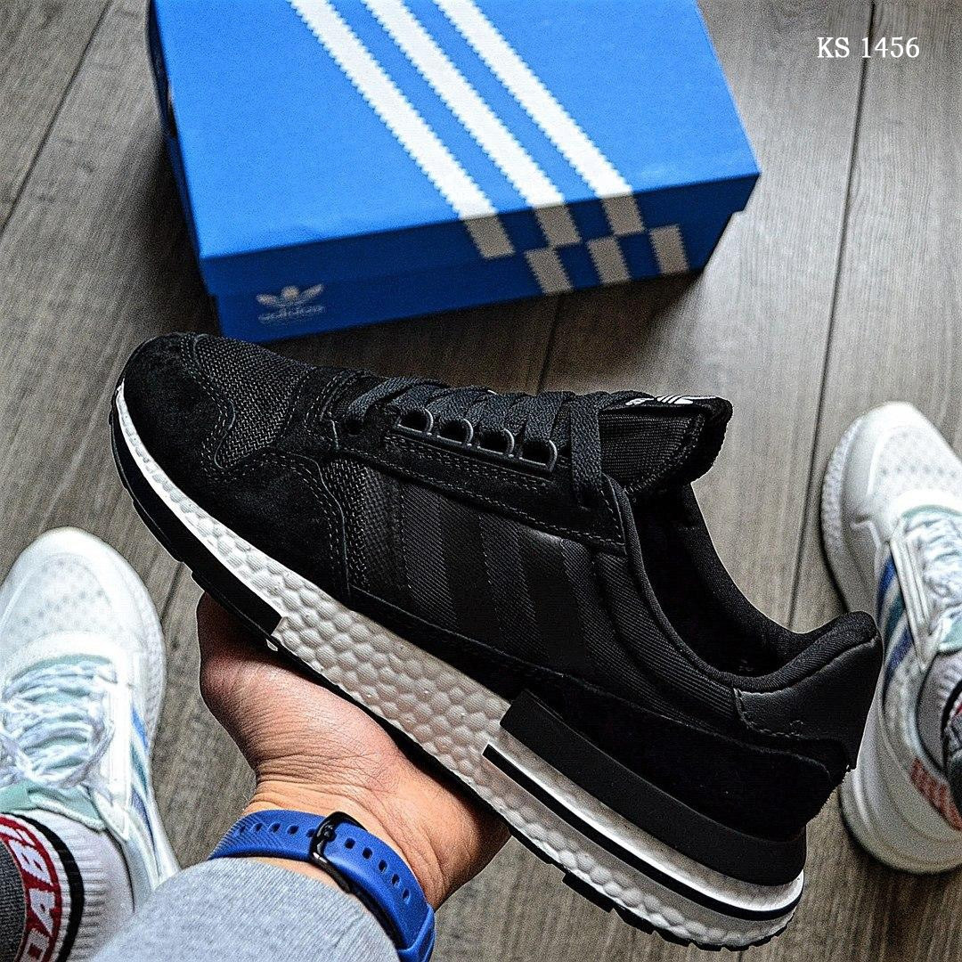 Чоловічі кросівки Adidas Originals ZX500 RM (чорно/білі)