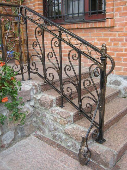 Поручни перила металл