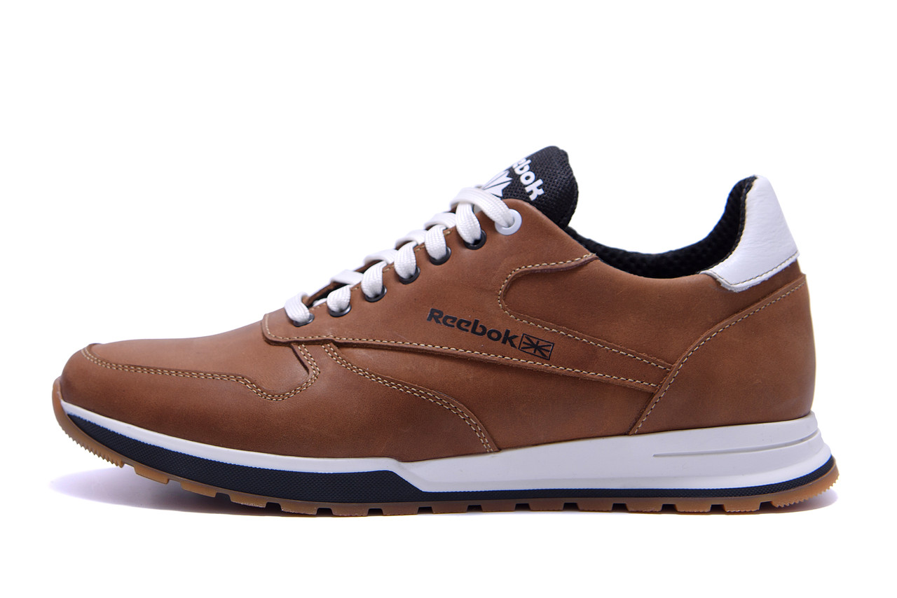 Мужские кожаные кроссовки Reebok Classic Leather Trail Сoffe