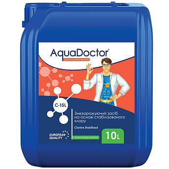 Гіпохлорит натрію AquaDoctor C-15L, 10л.