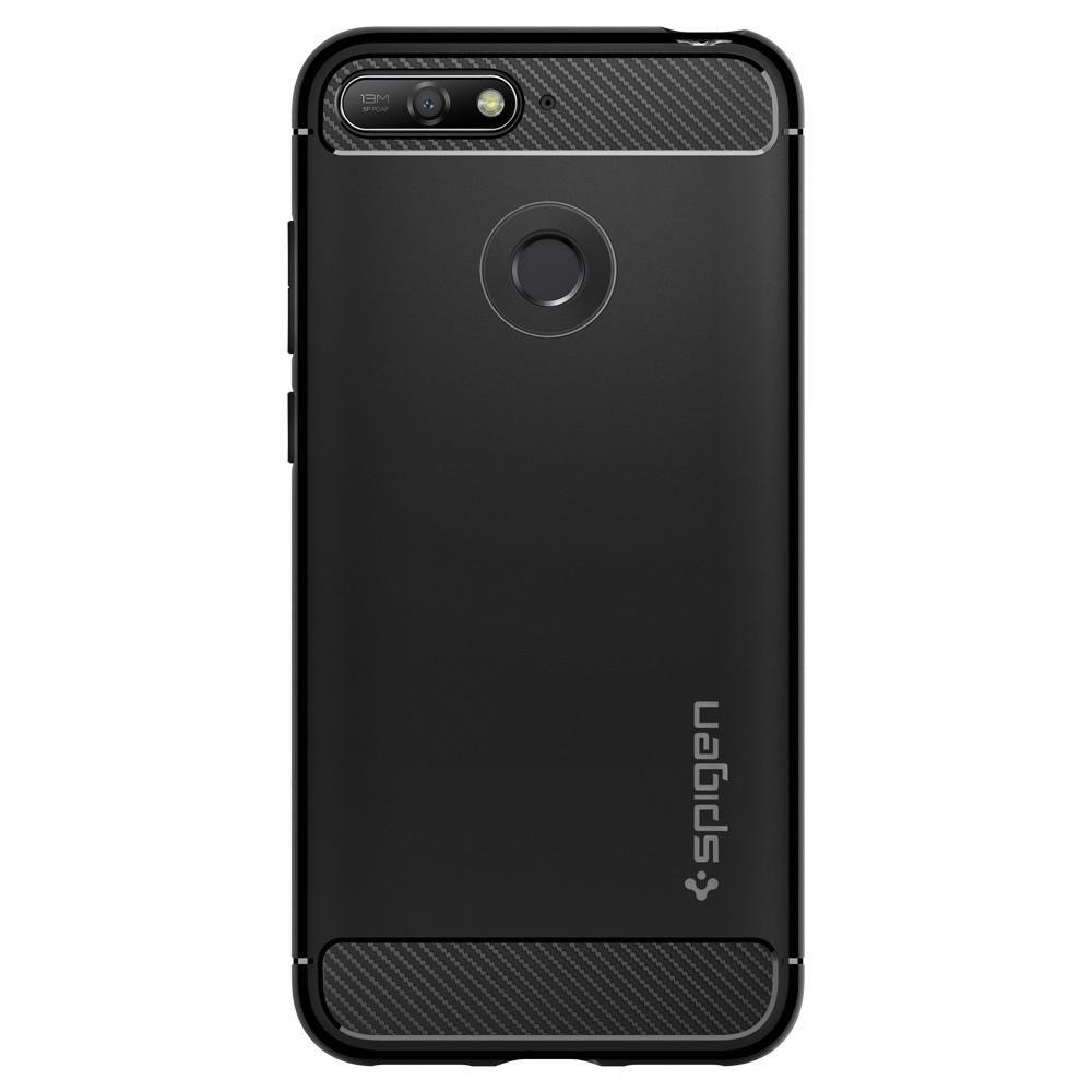 Чехол Spigen для Huawei Y6 Prime (2018) Rugged Armor, Black (L30CS24128), фото 1