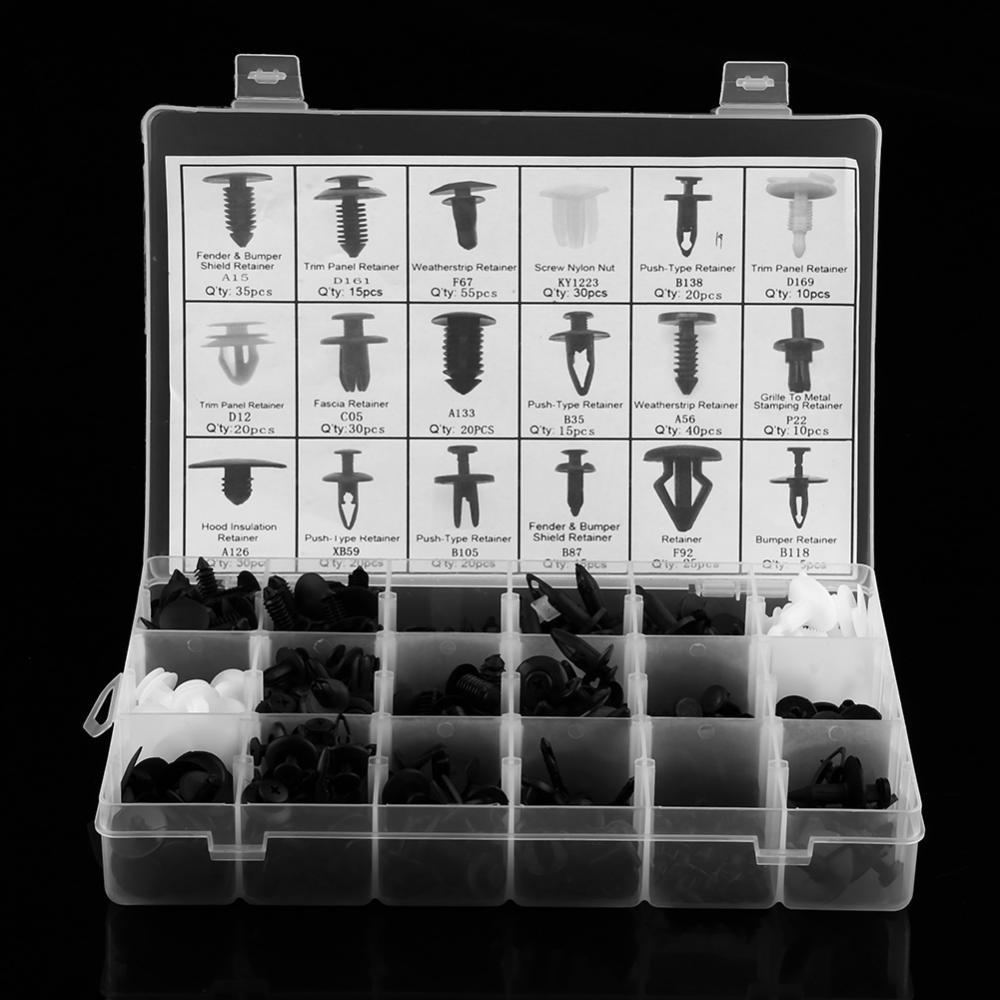 Універсальний набір кліпс для обшиття автомобіля, 415 шт., фото 1