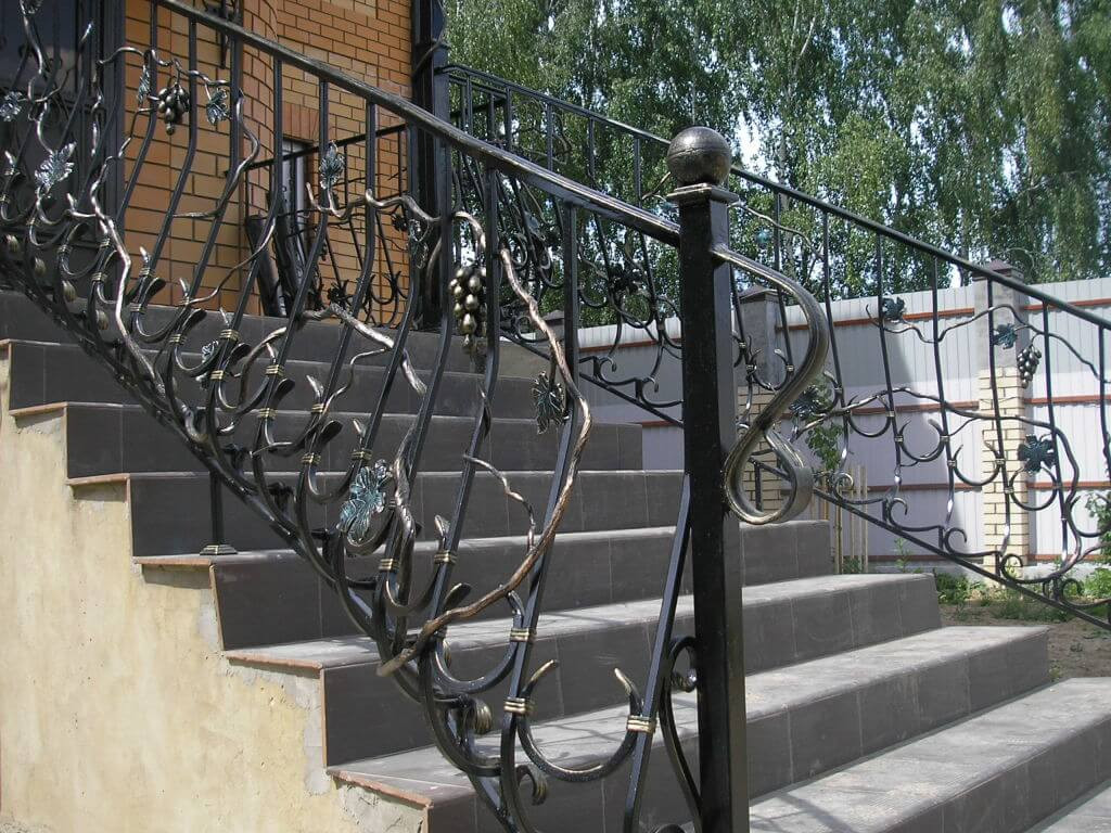 Художнє кування перила для сходів