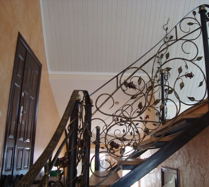 Ковані бильця вуличні