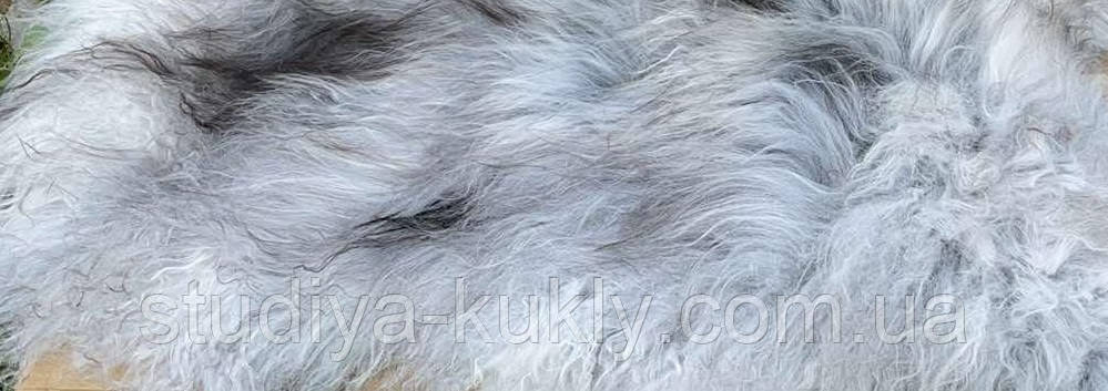 Волосы исландской овцы на шкурке. Ед. измерения 5*10 см. Длина волос 14-20 см. - фото 2 - id-p1354751121