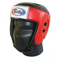 Шлем турнирный Fairtex HG9, L, красный