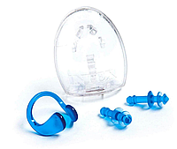 Беруші для вух, кліпса для носа Intex 55609, універсальні (8+) блакитний