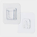 Двостороння клейка вішалка настінна, фото 2