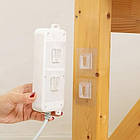 Двостороння клейка вішалка настінна, фото 4