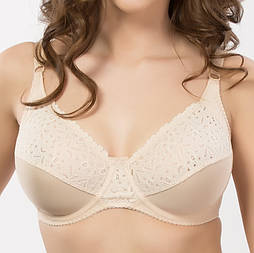 Бюстгальтер м'яка чашка на кісточках коригувальний бежевий