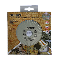 Диск алмазний, 150 мм, турбо, "Stern"