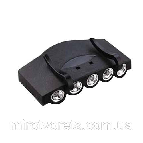 Ліхтар на кепку Police BW-588/7215-5LED, 2xCR2032, фото 1