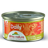 Almo Nature (Альмо Натюр) Daily Menu Cat - Консервированный корм "Мусс с индейкой" для кошек 85гр