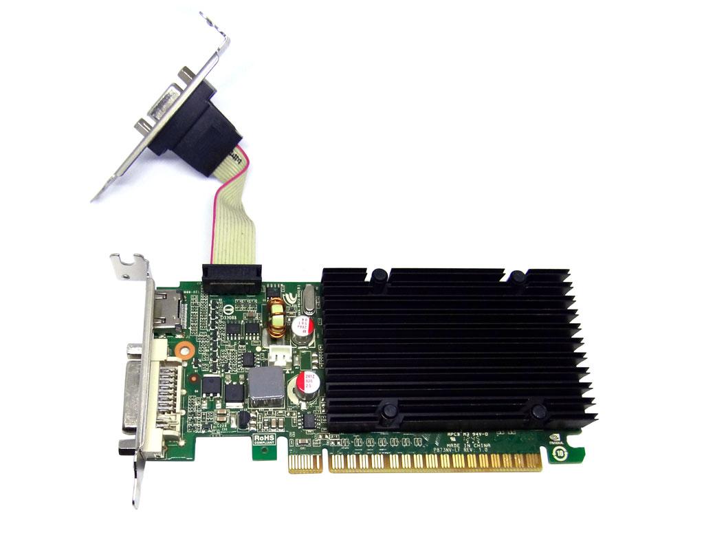 Відеокарта EVGA Geforce 210 1Gb PCI-Ex DDR3 64bit (DVI + HDMI + VGA) 01G-P3-1313-KR низькопрофільна