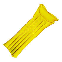 Одномісний надувний матрац пляжний (Жовтий)