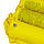 Одномісний надувний матрац пляжний (Жовтий), фото 2
