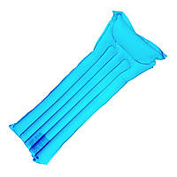 Надувной одноместный матрас пляжный (Голубой)