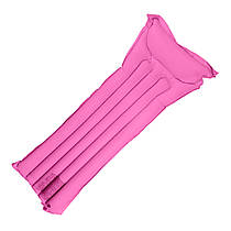 Одномісний надувний матрац пляжний (Рожевий)