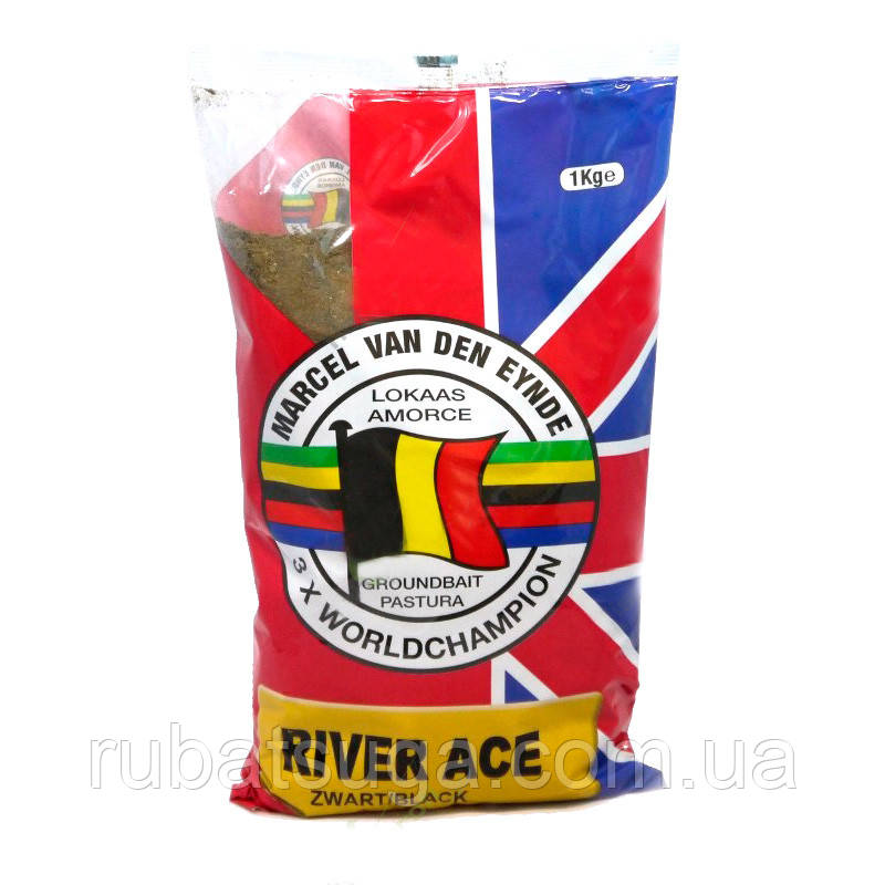 Прикормка зимова River black (VDE) Річка чорна 1 кг, фото 1