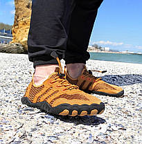 36 р Руді аквашузи жіночі та чоловічі коралки акваобувзуття шльопанці для моря аква взуття сліпони мокасини жовтогарячі, фото 2