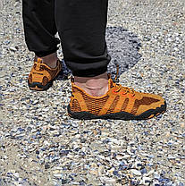 Рижі аквашузи чоловічі і жіночі корля акваобувши шлепки для моря аква взуття слипони мокасині оранжеві, фото 3