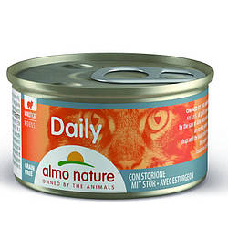 Альмо Nature (Альмо Натюр) Daily Menu Cat - Консервований корм "Мус з осетром"85гр