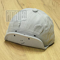 Дитяча 42-44 7-9 місяців літна джинсова кепка гнеться козирок для хлопчика самих меленьких на літо 8098 СР