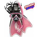 Набір Cressi-Sub Pro Star (маска Matrix+трубка Gamma+ласти Pro Star) чорний, фото 4