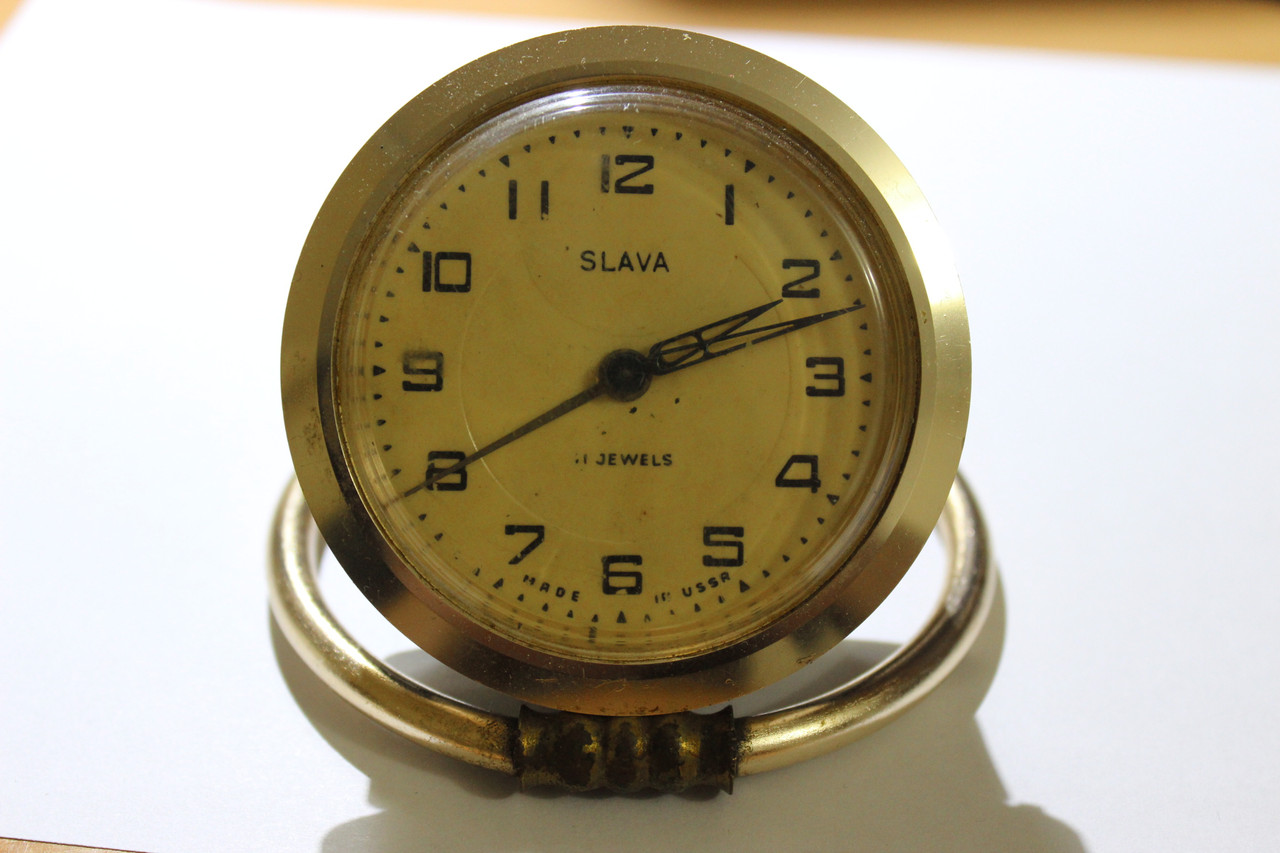 Настольные Советские Часы Будильник Слава (SLAVA) Made In Ussr — Купить ...
