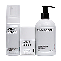 Набір косметики Anna LOGOR Silky Herbal Moisturizer Kit. Серія для обличчя для чутливої шкіри