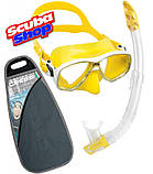 Набір Cressi Sub Marea Vip (маска Marea+трубка Gamma) жовтий, фото 2