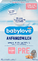 Дитяче молоко від народження Babylove Anfangsmilch Pre, 500 г