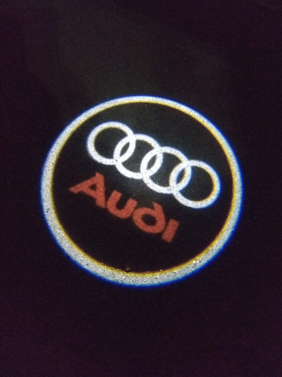 Підсвічування дверей авто з логотипом AUDI (універсальна - врізна) G4 5вт LED LOGO