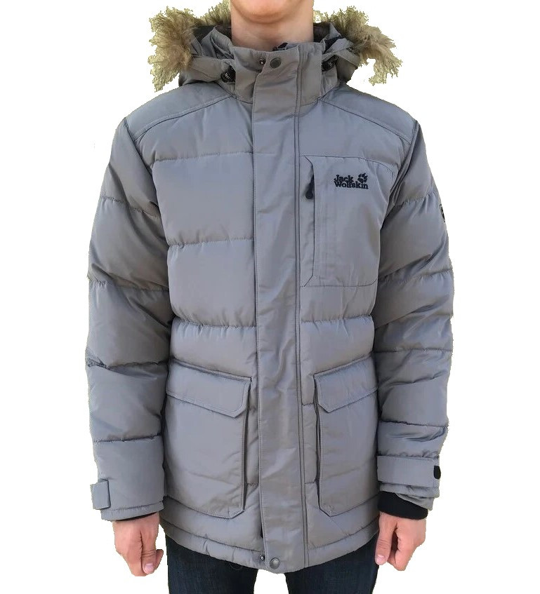 Пуховик чоловічий Jack Wolfskin Lakota Down Jacket JW1203791 Grey S