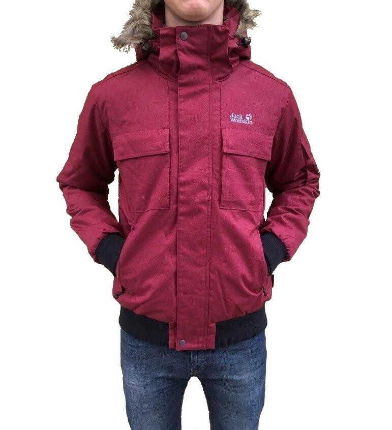 Jack Wolfskin Brockton Point Jacket JW1109421 Red M