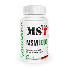 Метілсульфонілметан МСМ MST MSM 1000 mg 90 таблеток