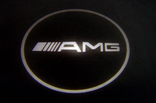 Підсвічування дверей авто з логотипом AMG (універсальна - врізна) G4 5вт LED LOGO