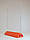 Менюхолдер двосторонній вертикальний А5 формат на оранжевій ніжці, фото 2