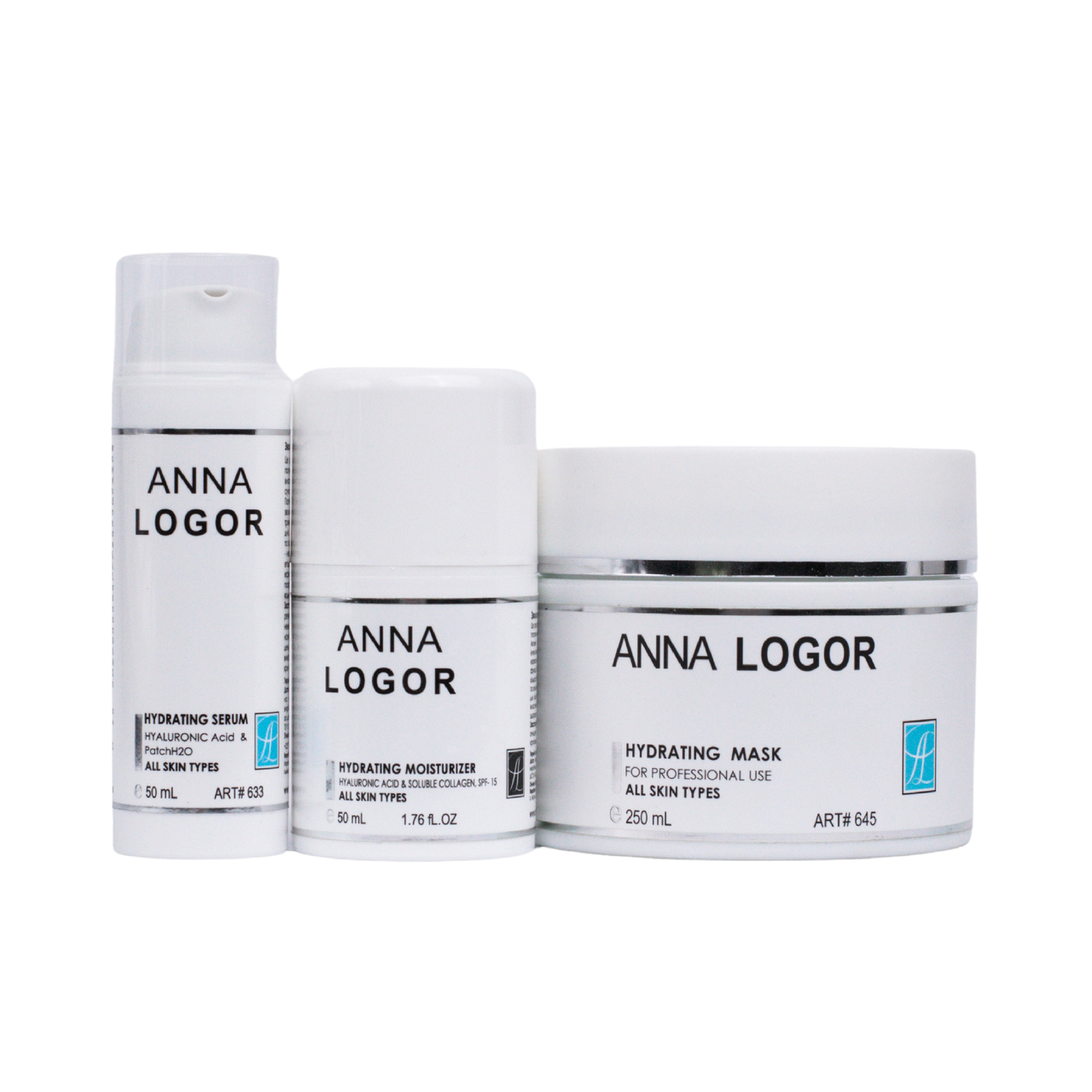 Набір косметики Anna LOGOR Deep Moisturizing Kit Базовий догляд Серія для інтенсивного зволоження шкіри обличчя
