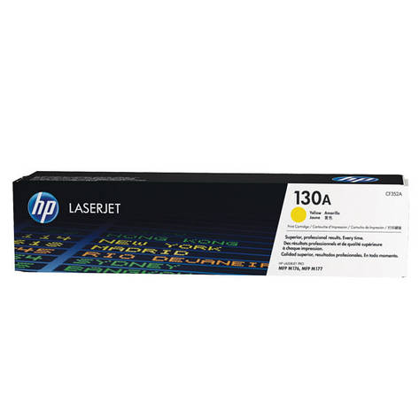 Картридж HP CF352A (130A) жовтий, фото 2