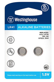 Батарейка в години LR41 AG3 Westinghouse Alkaline (2шт./уп.)