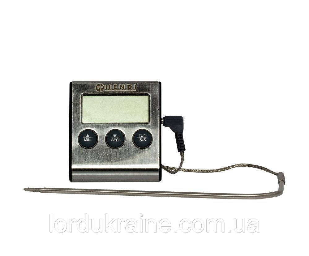 Термометр для випікання з зондом і таймером — 50/250oC, Hendi