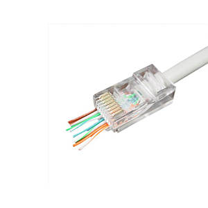 Конектор (джек) RJ-45 наскрізний неекранований упаковка 100шт #