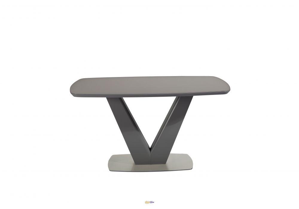 Обідній стіл Каліфорнія 140*80 California T7242 Light grey satin матовий сірий