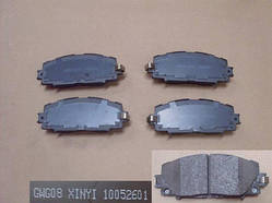 Колодки гальмівні передні Great Wall Voleex (C10/C30) / Грейт Вол Волекс (Ц10/Ц30) 3501140-G08