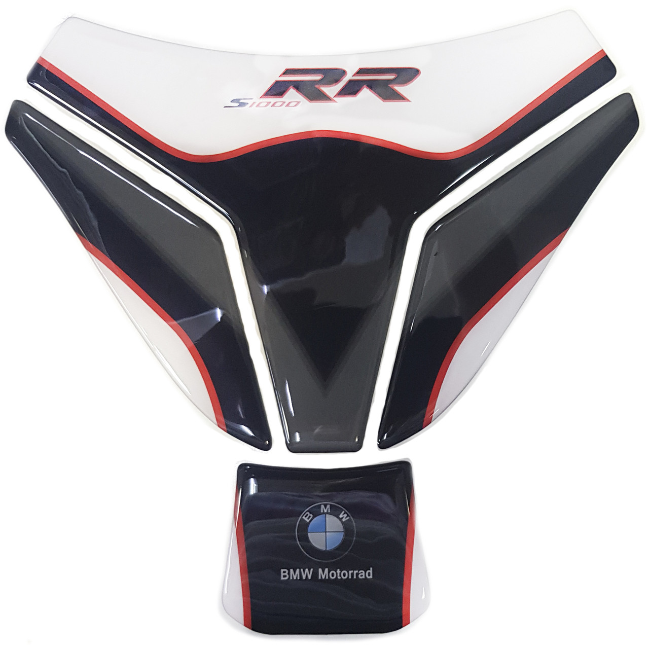 Наклейка на бак NB-23 BMW S1000RR Black White