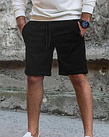 Мужские шорты черного цвета (черные) MADMEX выше колена Турция