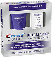 Система отбеливания зубов Crest 3D White Brilliance Daily Cleansing Toothpaste and Whitening 2-step Gel System