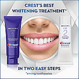 Система отбеливания зубов Crest 3D White Brilliance Daily Cleansing Toothpaste and Whitening 2-step Gel System, фото 5